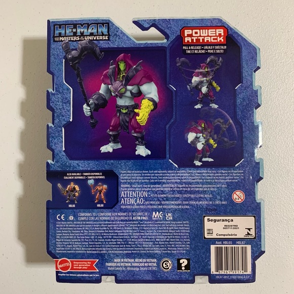 HE-MAN and The Masters of The Universe: Power Attack Skeletor Action Figure-NWT - Picture 8 of 11